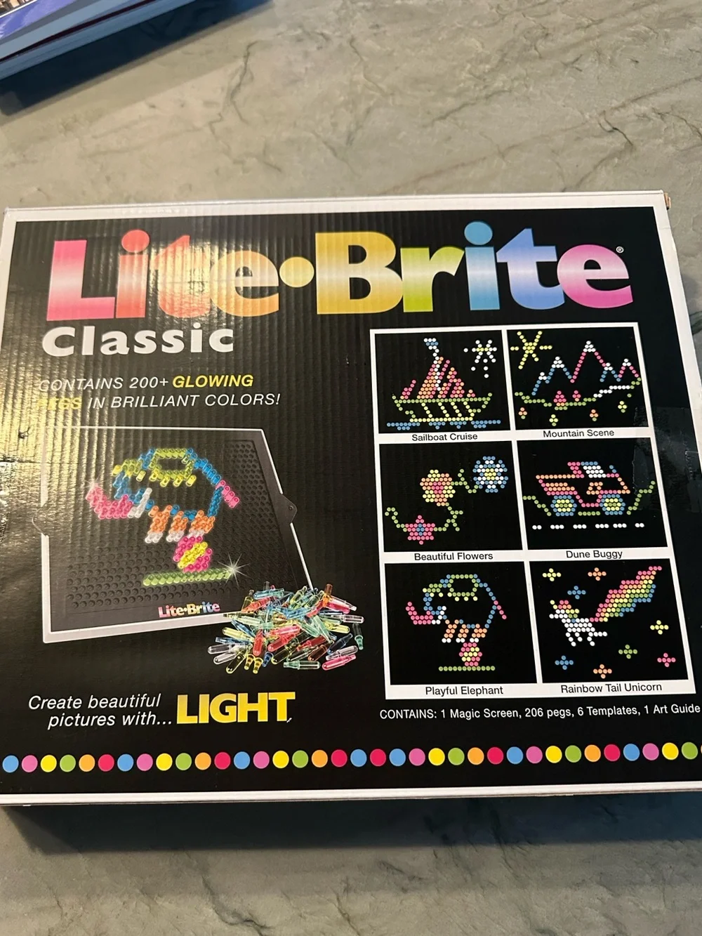Classic Light-Up Peg Art Set - Multicolor Pegs